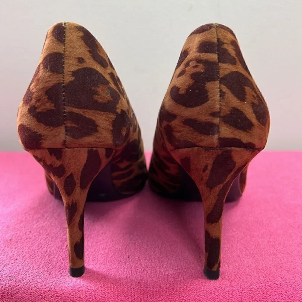 A New Day Leopard Print 3” Heels Size 6